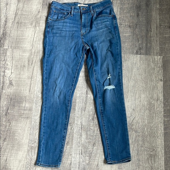LEVIS 721 HIGH RISE SKINNY JEANS - Picture 1 of 9